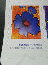 France 2020 Stamp Selfadhesive Cosmos Flower Purple Pink Art Couprie New MNH