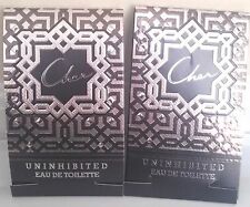 Uninhibited by Cher Eau de Toilette Sample Vials new with card 2 New Vials
