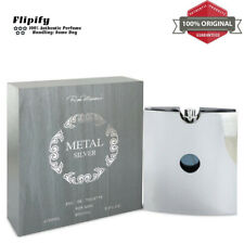 Metal Silver Cologne 3.4 Oz EDT Spray For Men By Ron Marone