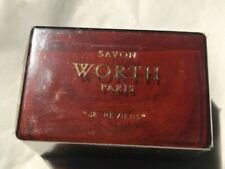 Vtg Savon Worth Paris Je Reviens 3 3 4 Oz. Womens Soap In Case