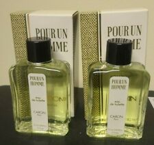 Pour Un Homme by Caron Eau de Toilette.84oz 25ml 2 boxes Vintage