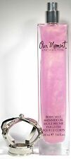 Our Moment By One Direction 3.3 3.4oz Body Mist Shimmer Oil For Women unbox