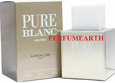 Pure Blanc by Karen Low 3.3 3.4 oz Eau De Toilette Spray for Men