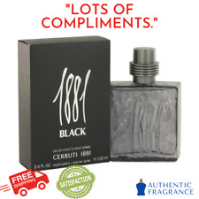 1881 Black By Nino Cerruti For Men 3.4 Oz EDT Cologne Spray Best Deal