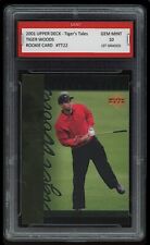 2001 Tiger Woods Ud Upper Deck Rookie 1st Graded 10 Pga Masters Golf Rc Card #22
