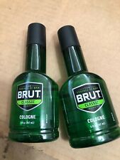 Brut Cologne. Classic Scent. Citrus Notes Spicy Hints. 5 Oz 147ml. Pack of 2