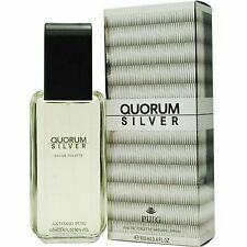 Quorum Silver By Antonio Puig 3.3 3.4 Oz EDT Cologne