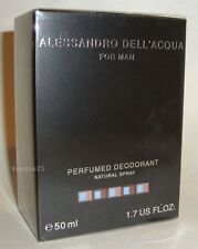 Alessandro Dell Acqua For Man Men Perfumed Deodorant Body Spray 50 Ml 1.7 Oz