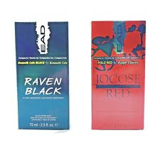 Raven Black like Kenneth Cole Black Jocose Red like Polo Red by Ralph Lauren e