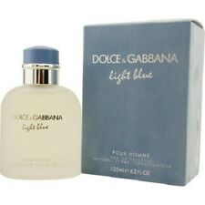 Dolce Gabbana Light Blue Mens Pour Homme Eau De Toilette 4.2 Oz 125ml