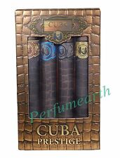 Cuba Prestige 4 Pcs Gift Set For Menclassicblackplatinum.Legacy 1.17oz Spray