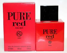 Pure Red Men By Karen Low 3.3 3.4oz. EDT Spray For Men