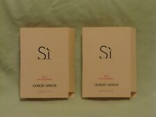 Giorgio Armani Si Fiori EDP Perfume Vial Set of 2 Sexy Romantic Scent