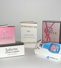 Luxury Perfum Samples � Versace �Juliette Has A Gun �Mon Paris � Burberry Fresh